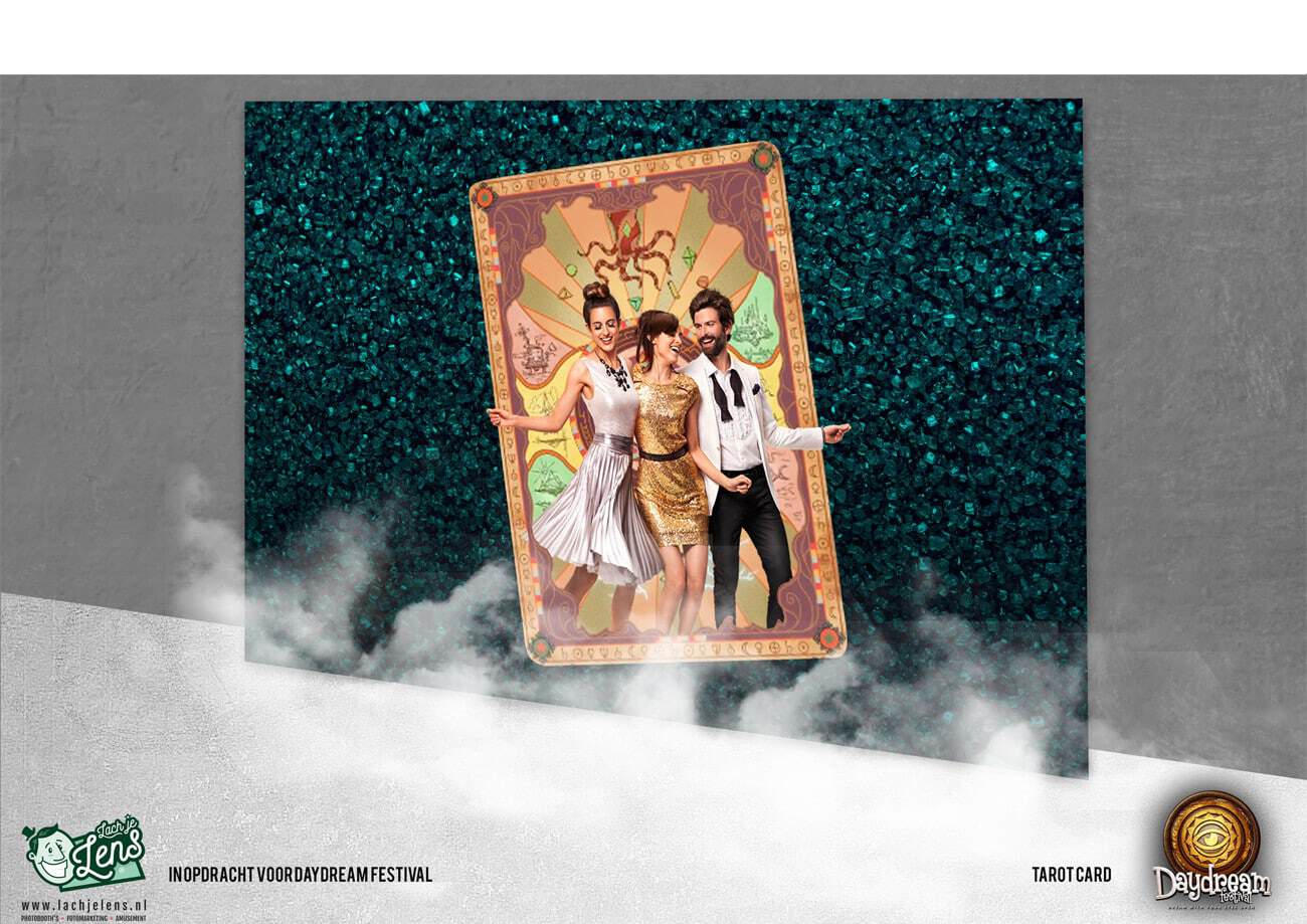 Lach je Lens Green Screen photobooth - Daydream concept